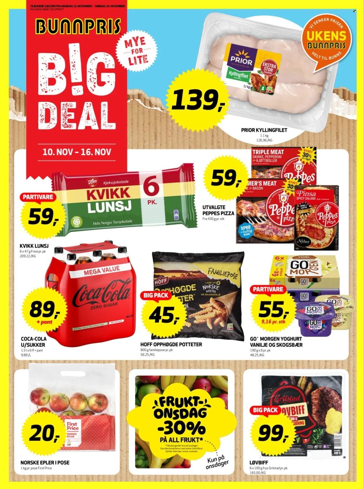 BUNNPRIS kundeavis - Uke 46 (2025-11-10 - 2025-11-16)