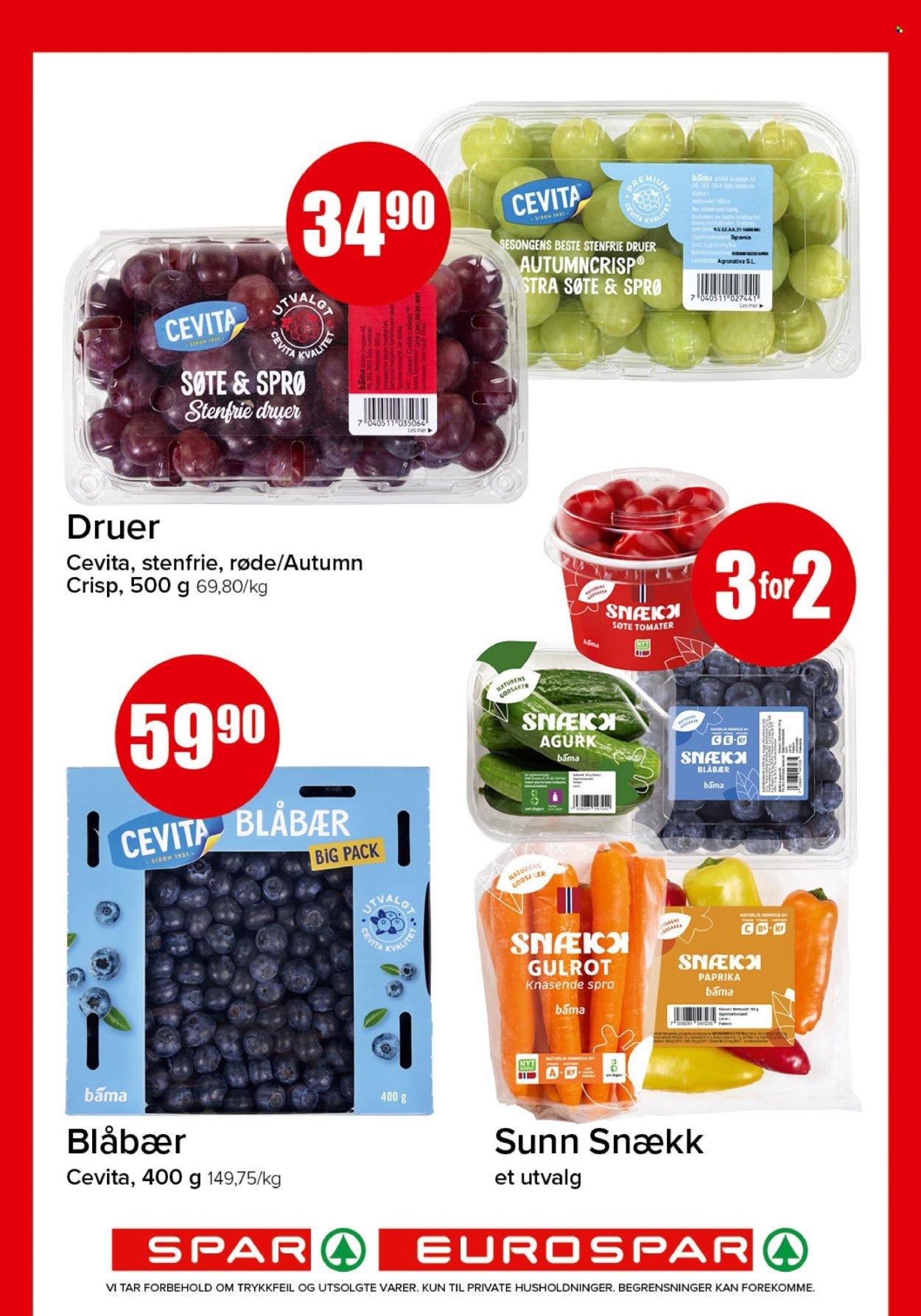 SPAR kundeavis - SPAR, EUROSPAR (2025-10-27 - 2025-11-02)