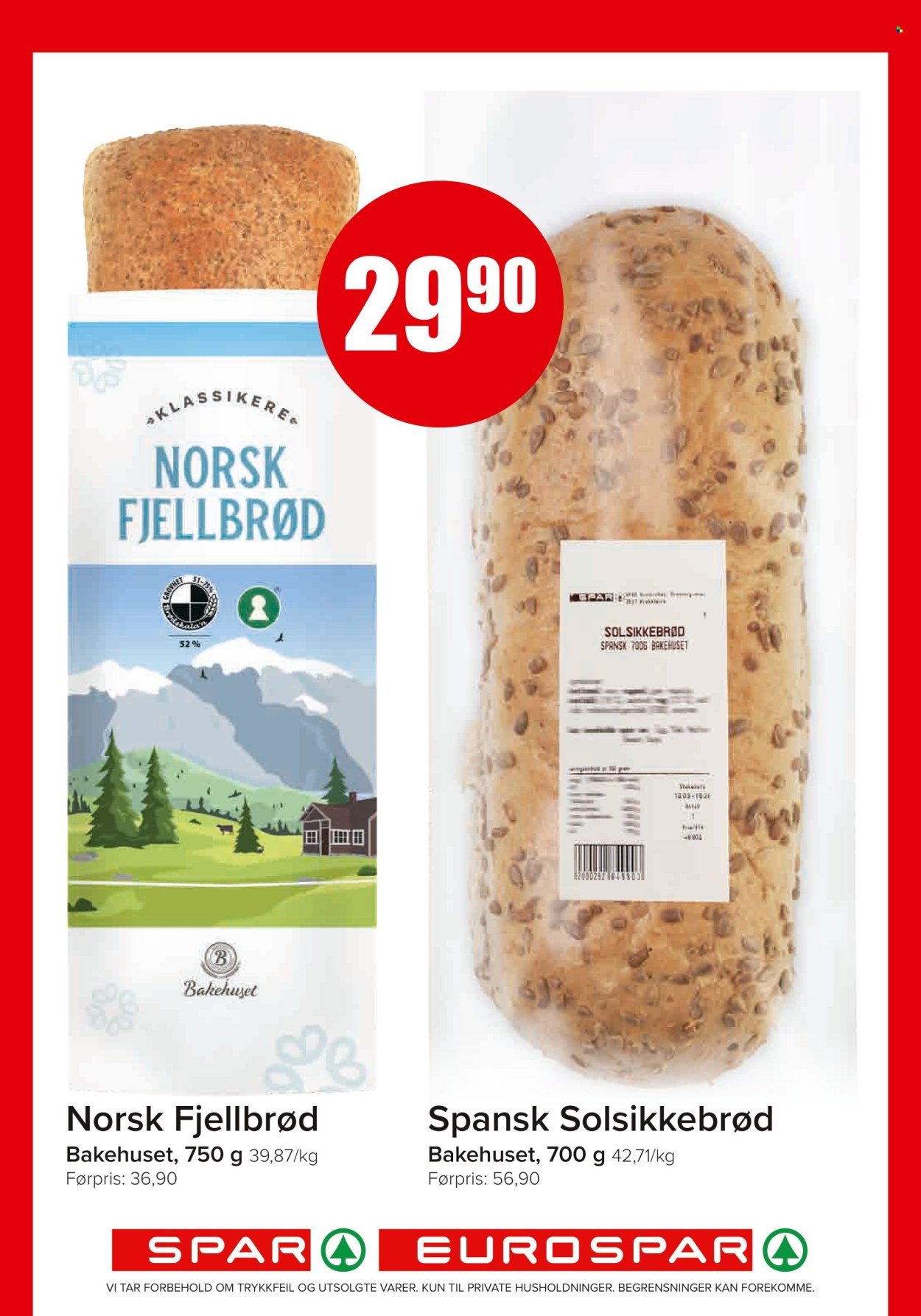 SPAR kundeavis - SPAR, EUROSPAR (2025-09-22 - 2025-09-28)