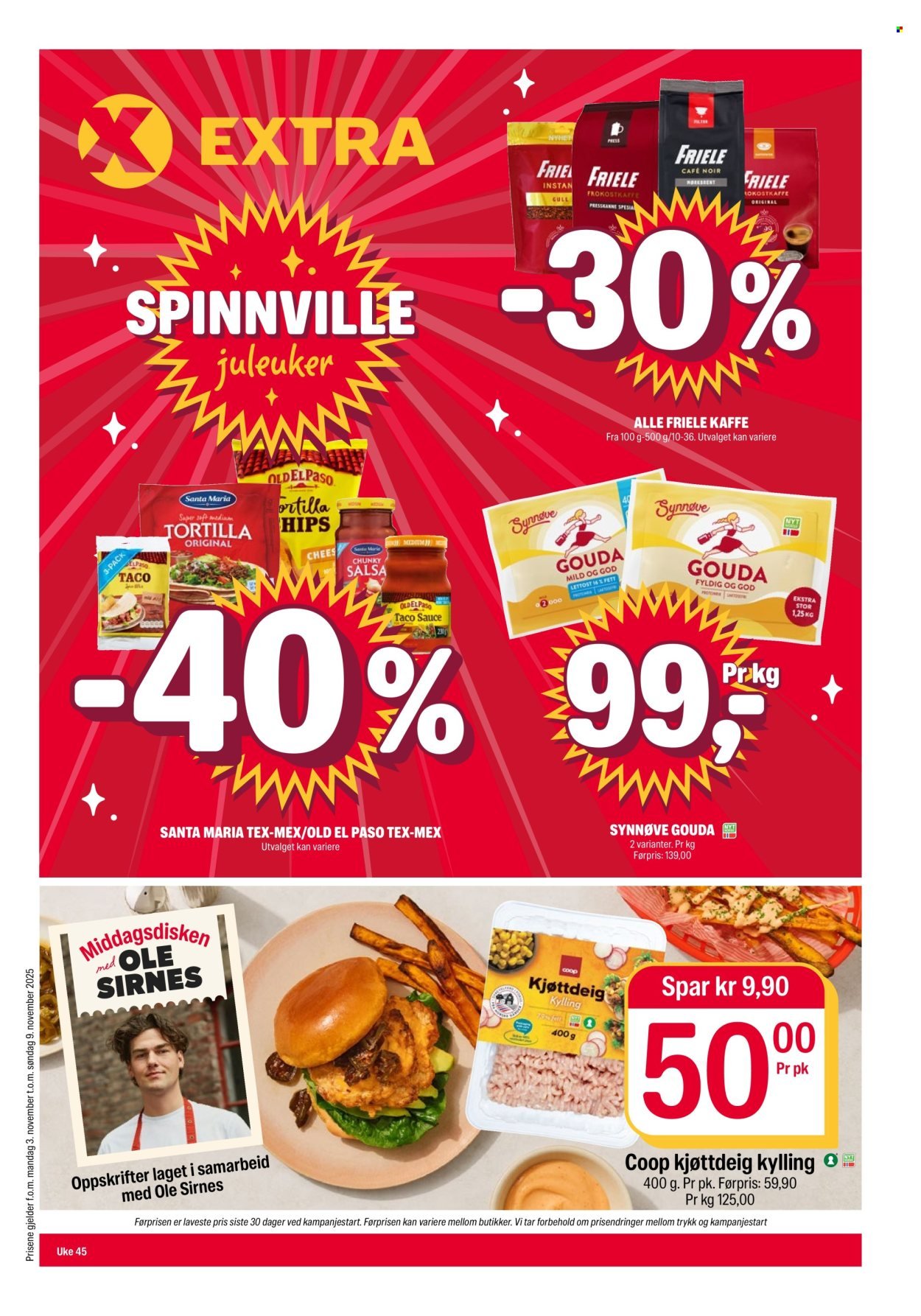 COOP EXTRA kundeavis - Uke 45 (2025-11-03 - 2025-11-09)