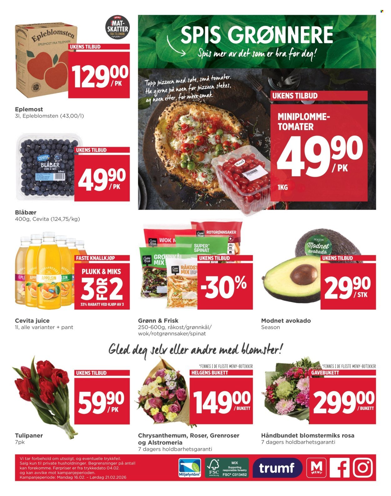 MENY kundeavis - Fra mandag 16. februar 2026 (2026-02-16 - 2026-02-21)