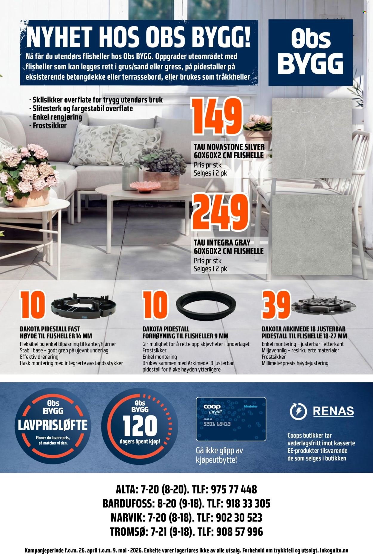 COOP OBS BYGG kundeavis - Uke 18-19 (2026-04-26 - 2026-05-09)
