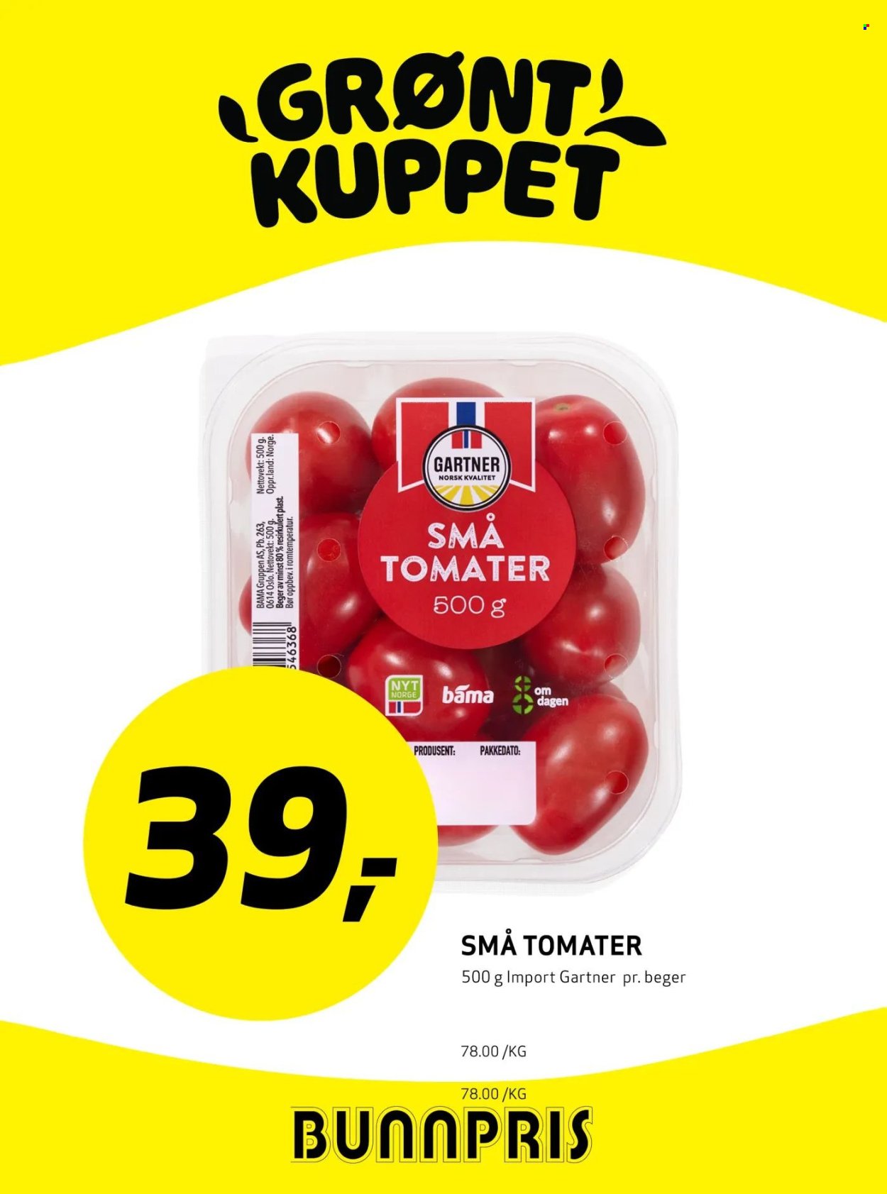 BUNNPRIS kundeavis - Uke 18 (2026-04-27 - 2026-05-03)