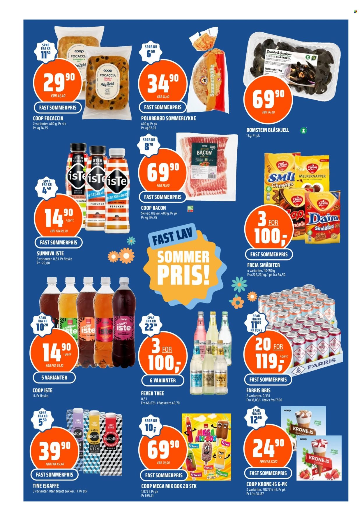 COOP OBS kundeavis - Fra søndag 28. juni 2026