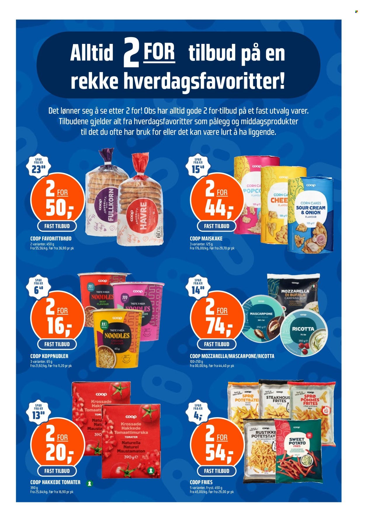 COOP OBS kundeavis - Fra søndag 28. juni 2026