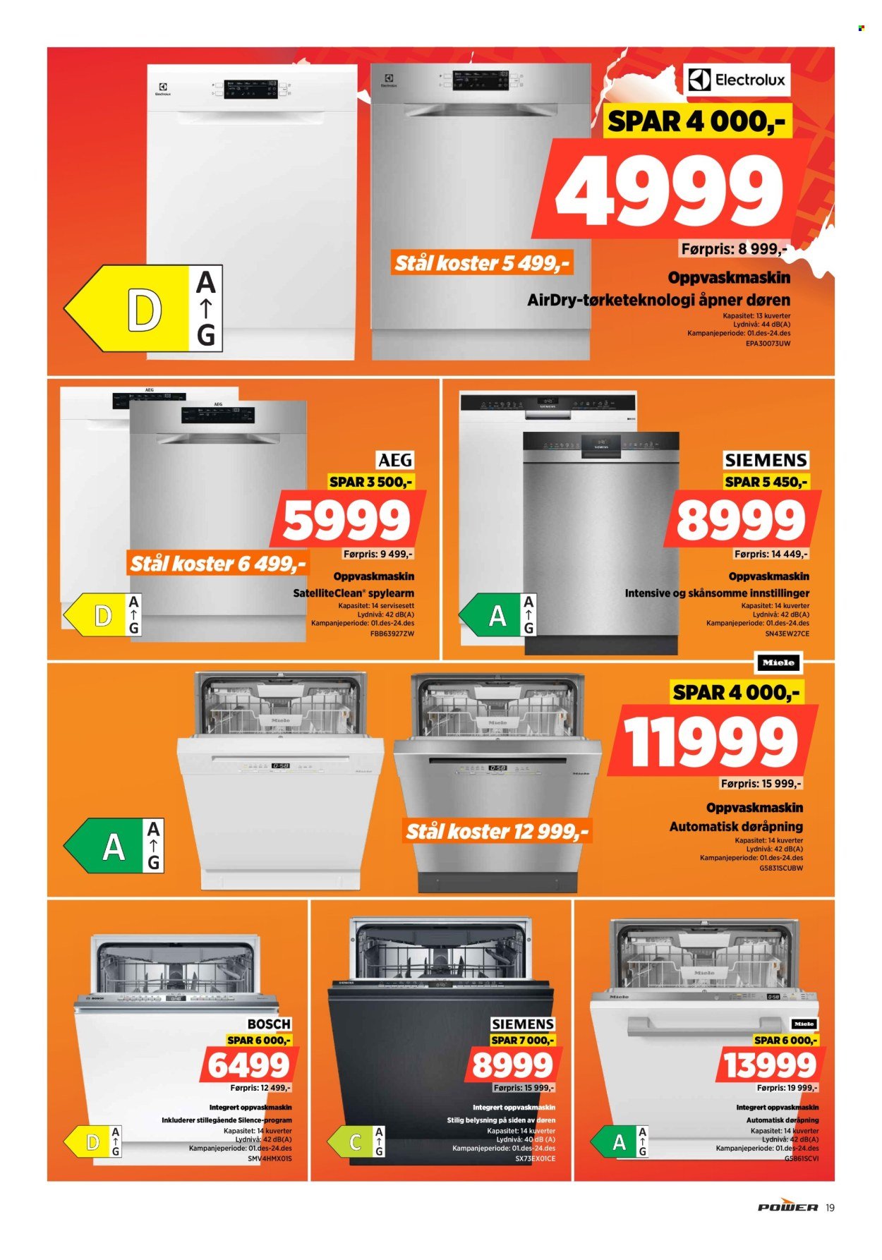 POWER kundeavis - Fra mandag 1. desember 2025 (2025-12-01 - 2025-12-07)