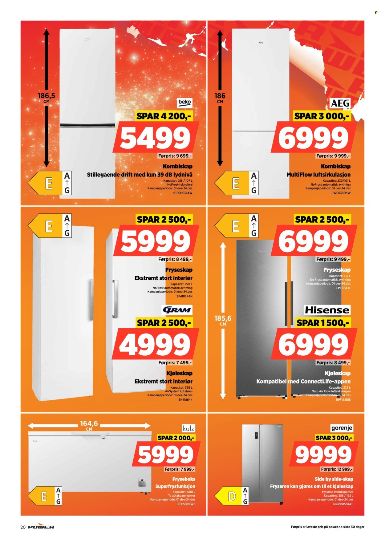 POWER kundeavis - Fra mandag 1. desember 2025 (2025-12-01 - 2025-12-07)