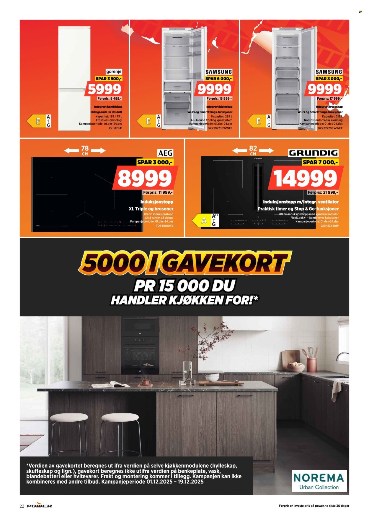 POWER kundeavis - Fra mandag 1. desember 2025 (2025-12-01 - 2025-12-07)