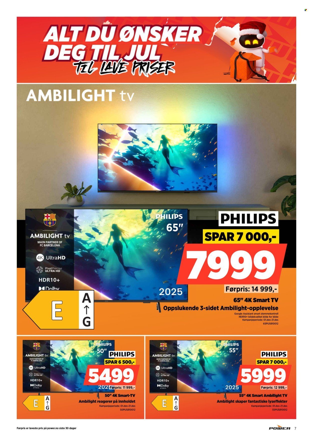 POWER kundeavis - Fra mandag 1. desember 2025 (2025-12-01 - 2025-12-07)