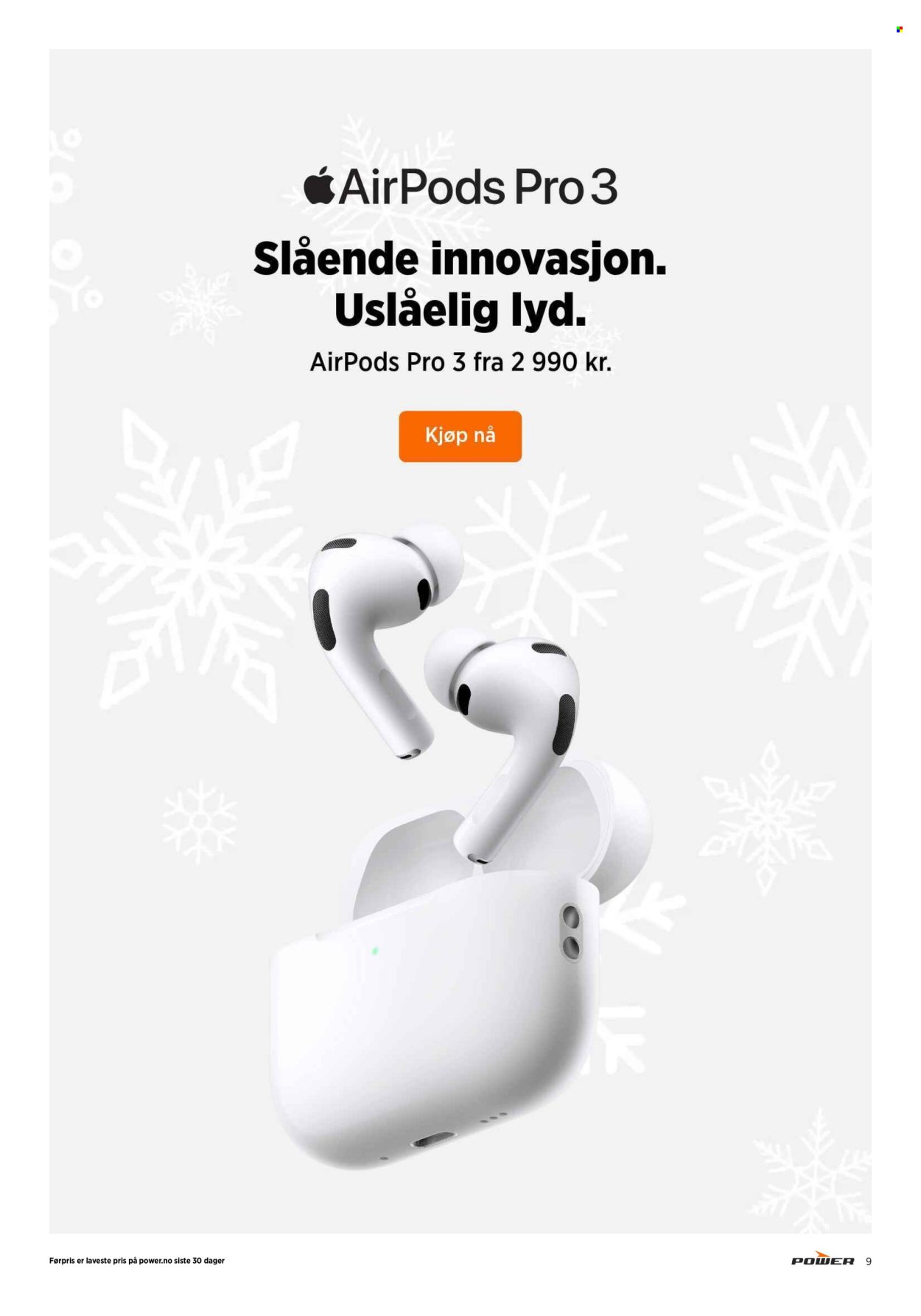 POWER kundeavis - Fra mandag 1. desember 2025 (2025-12-01 - 2025-12-07)