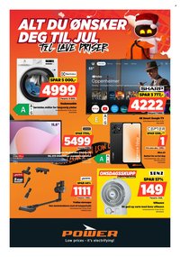 POWER kundeavis - Fra mandag 1. desember 2025 (2025-12-01 - 2025-12-07)