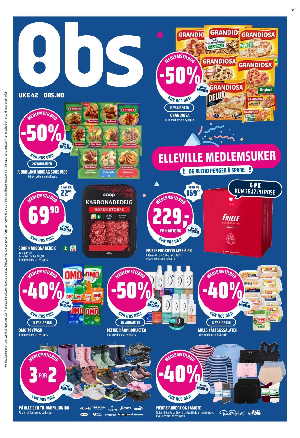 COOP OBS kundeavis - Fra søndag 11. oktober 2026