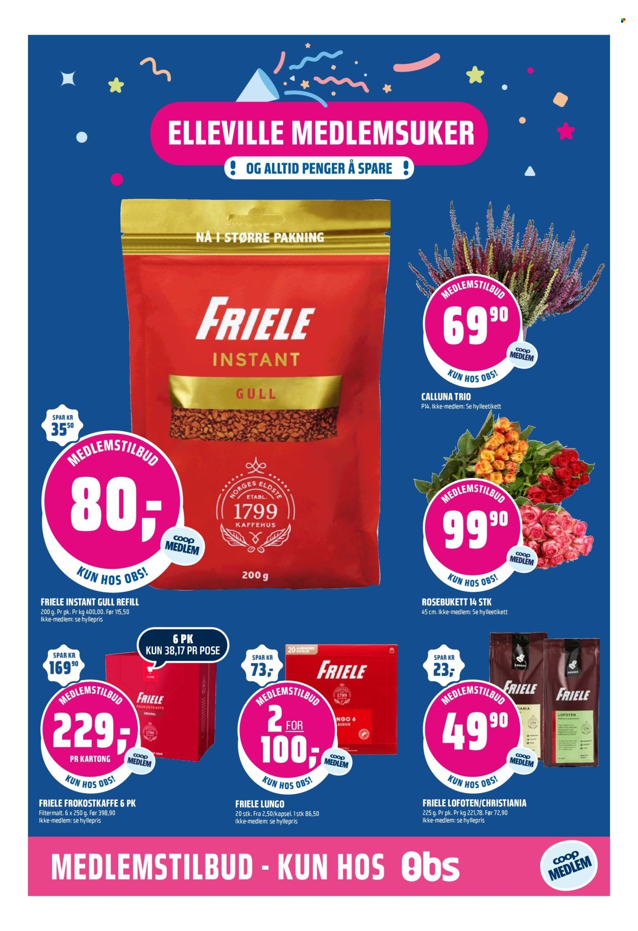 COOP OBS kundeavis - Fra søndag 11. oktober 2026