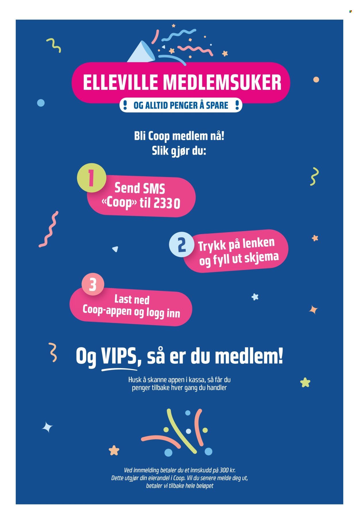 COOP OBS kundeavis - Fra søndag 11. oktober 2026