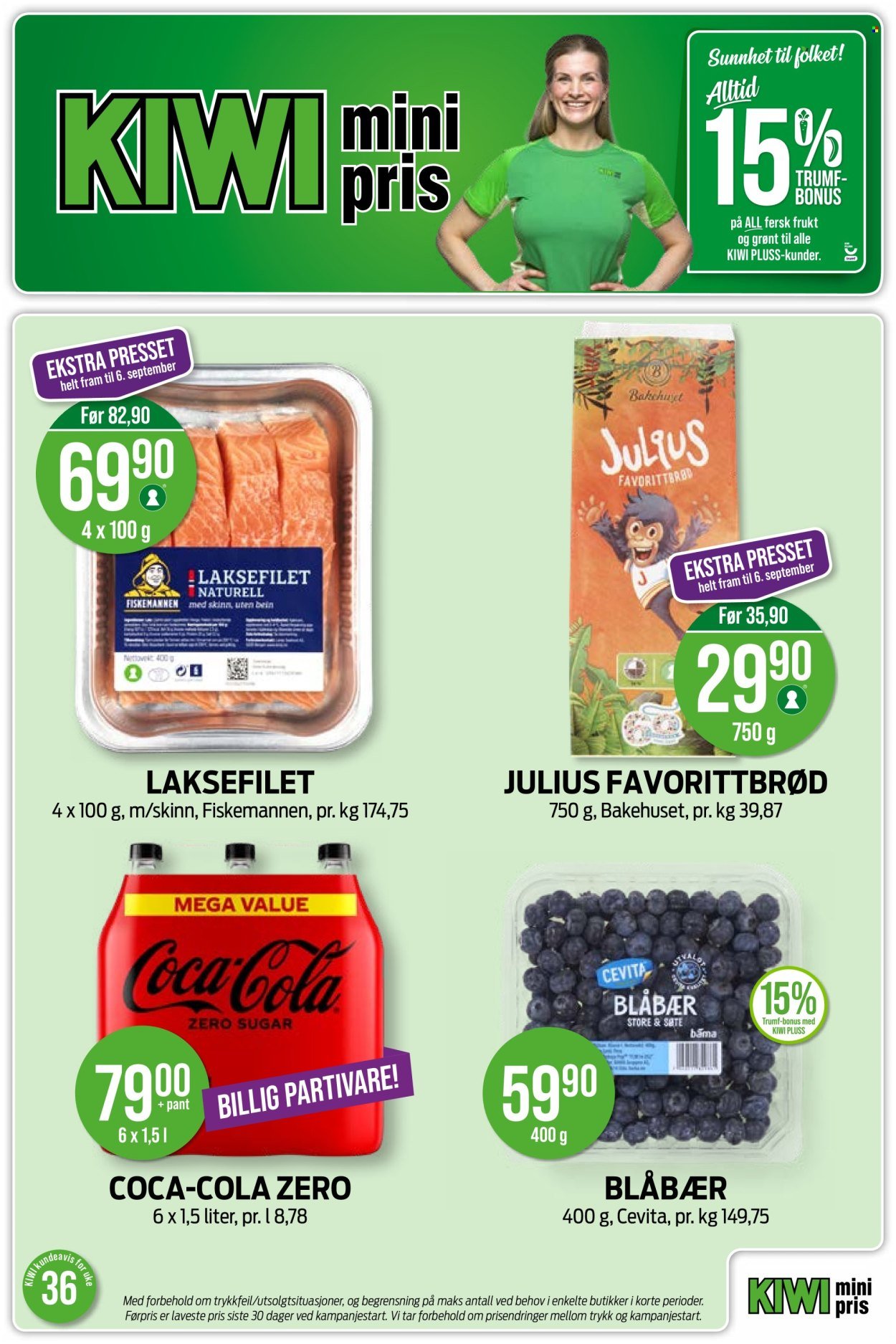 KIWI kundeavis - Fra mandag 31. august 2026