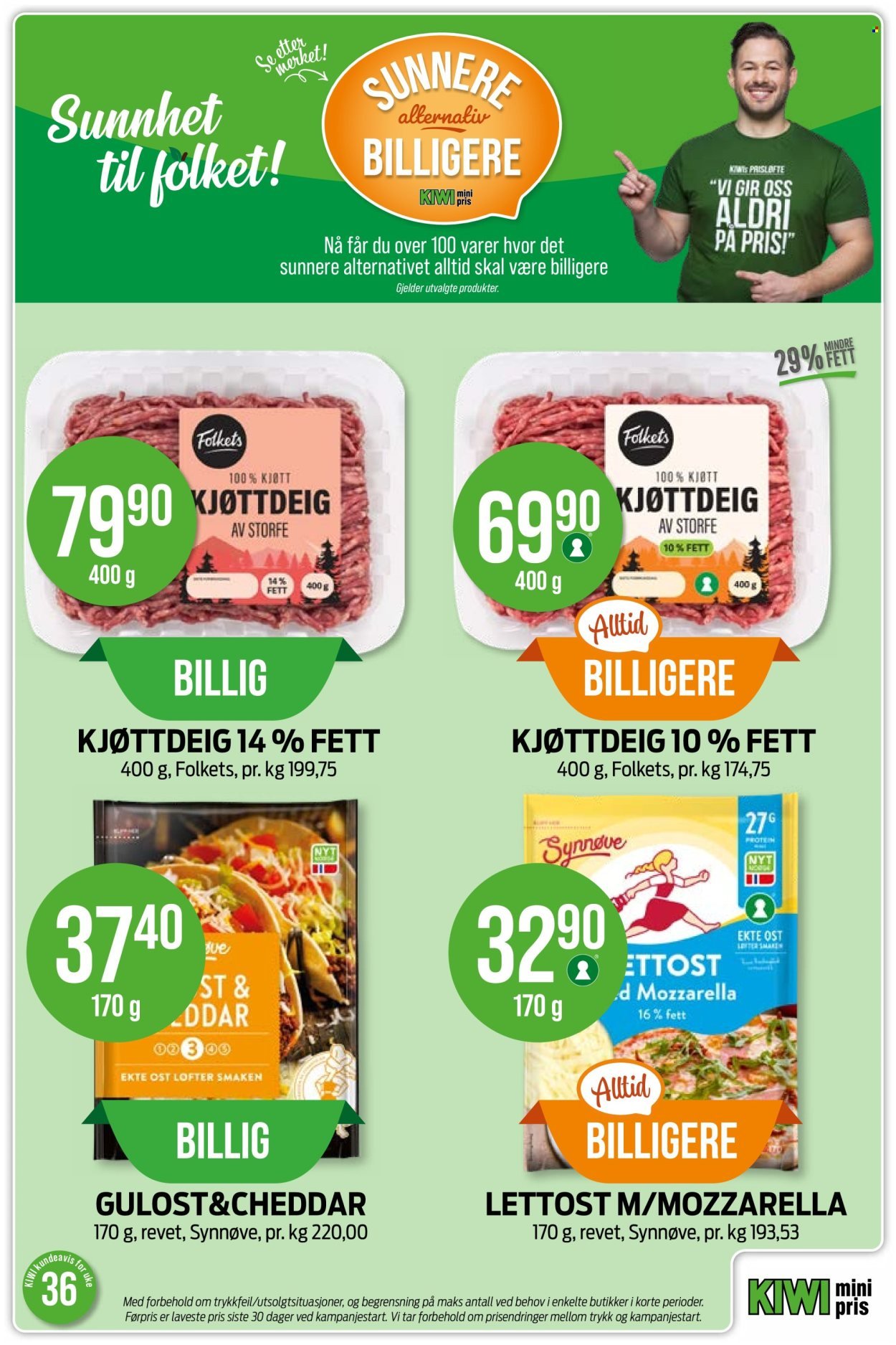 KIWI kundeavis - Fra mandag 31. august 2026