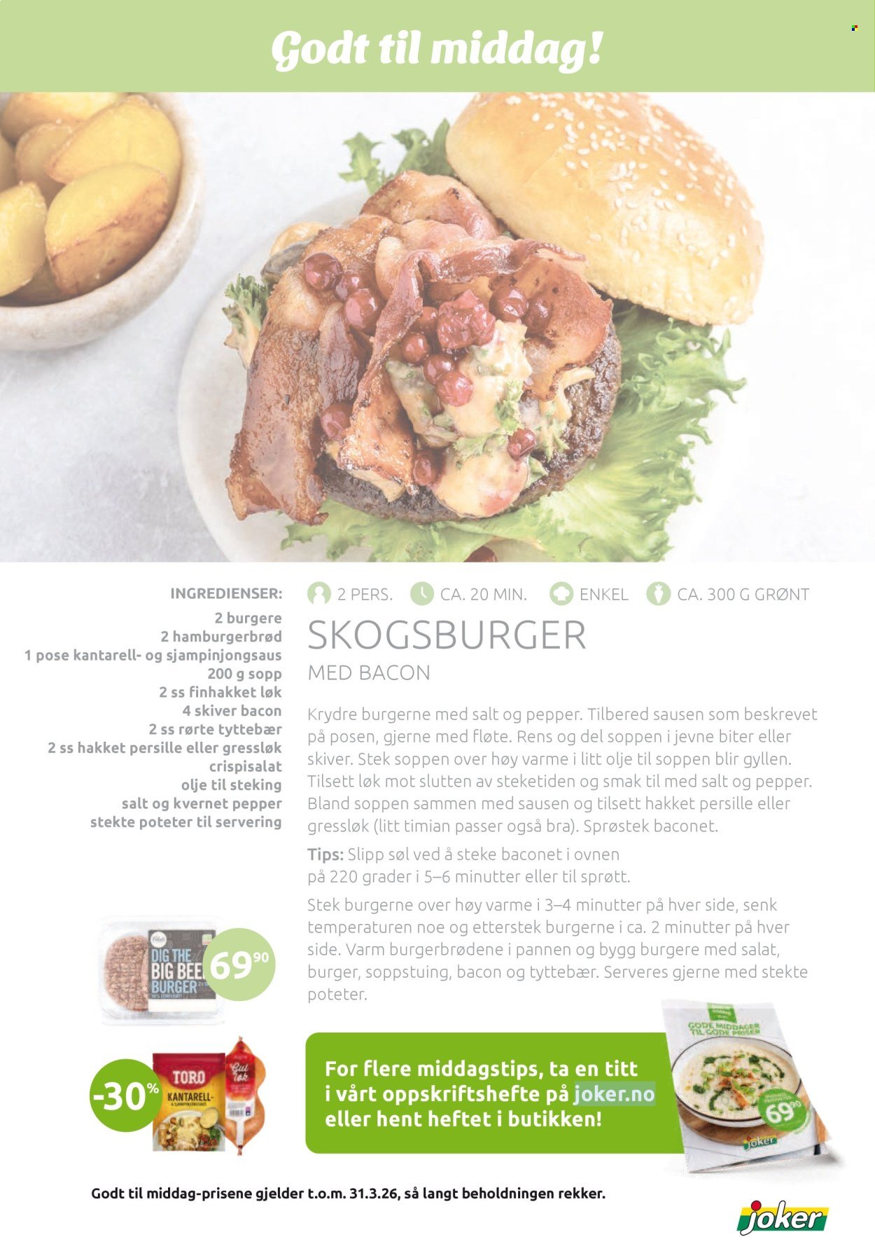 JOKER kundeavis - Fra søndag 29. mars 2026 (2026-03-29 - 2026-03-29)