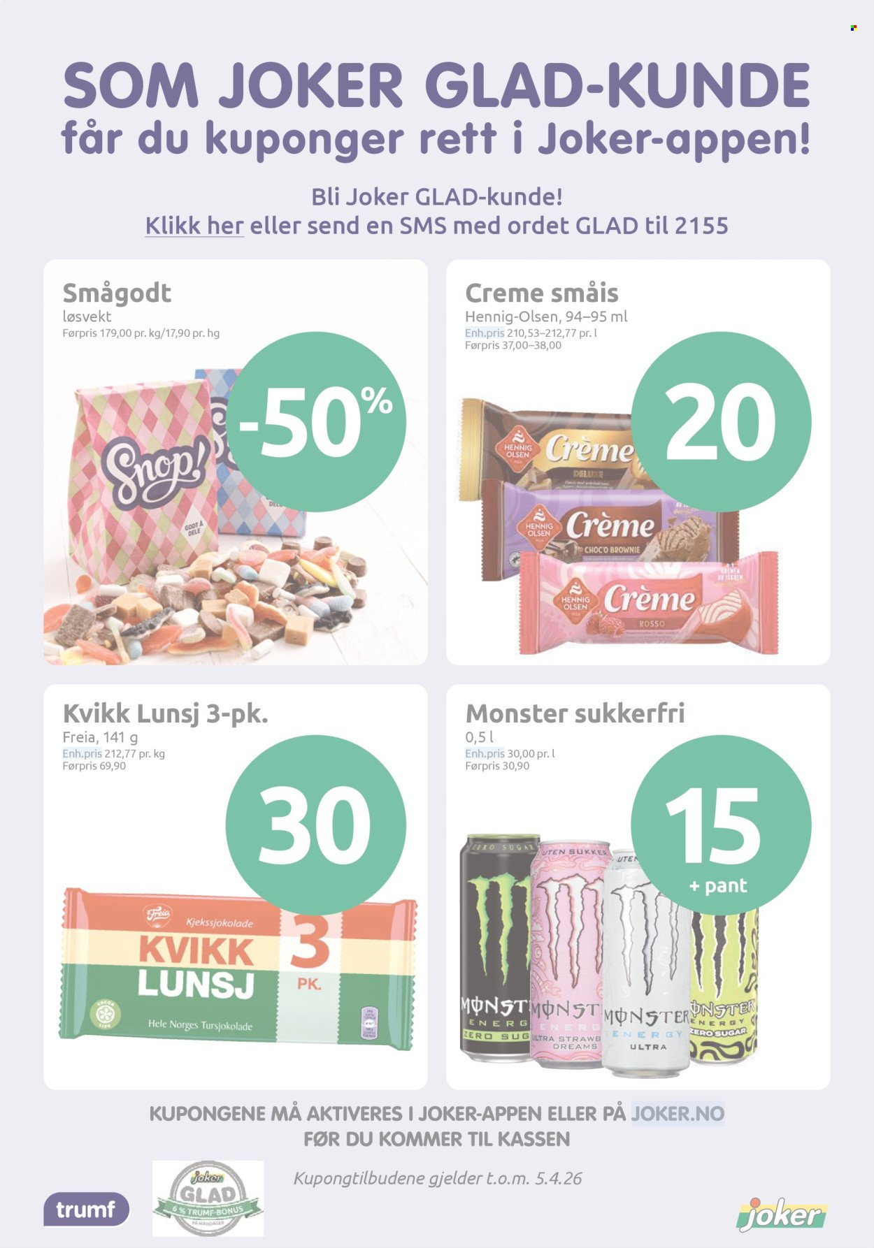 JOKER kundeavis - Fra søndag 29. mars 2026 (2026-03-29 - 2026-03-29)