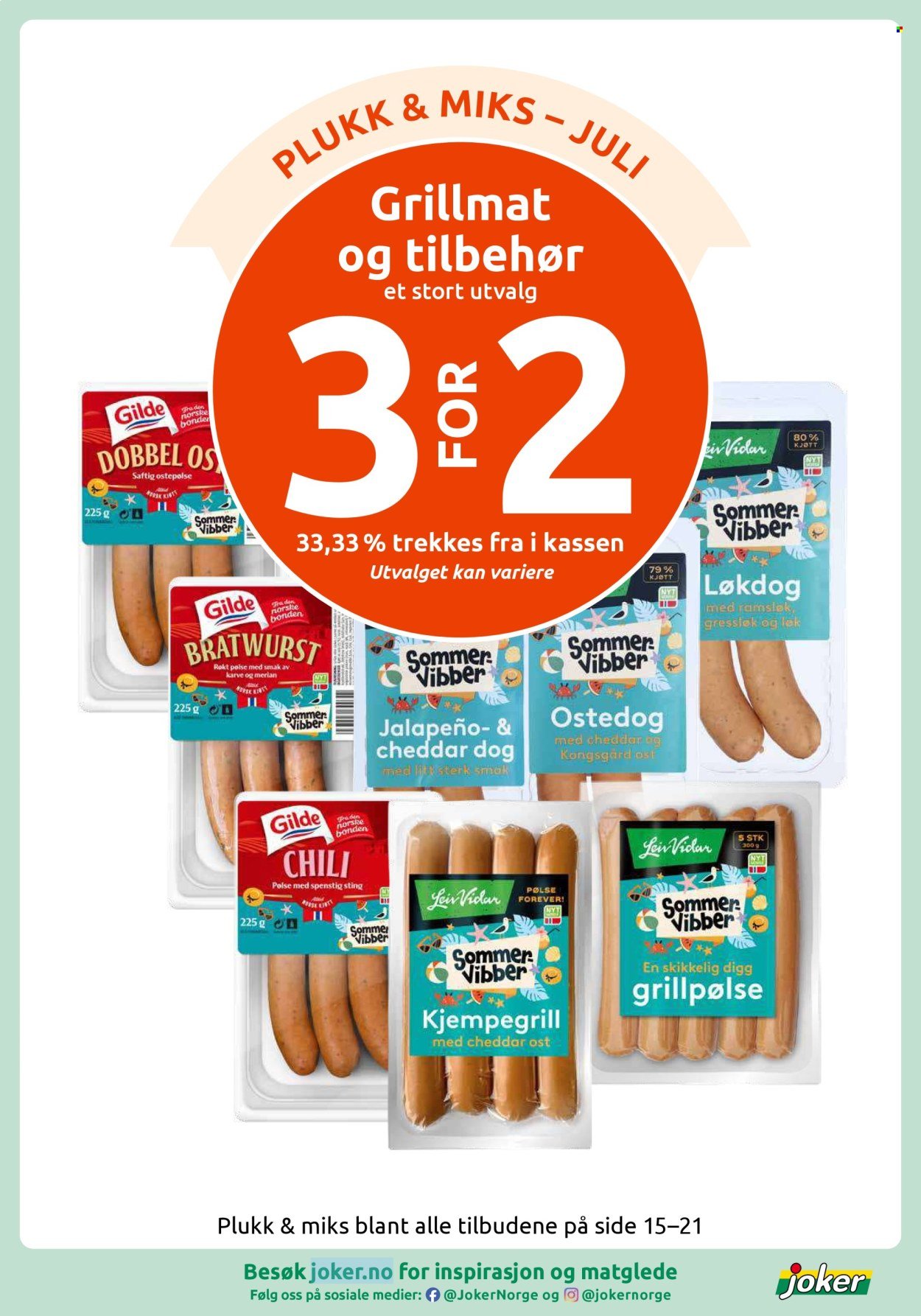 JOKER kundeavis - Fra mandag 20. juli 2026