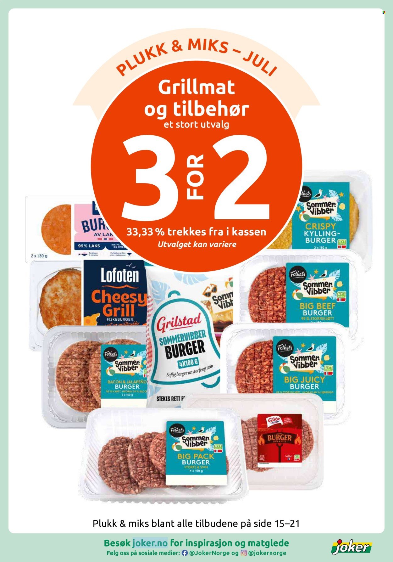 JOKER kundeavis - Fra mandag 20. juli 2026