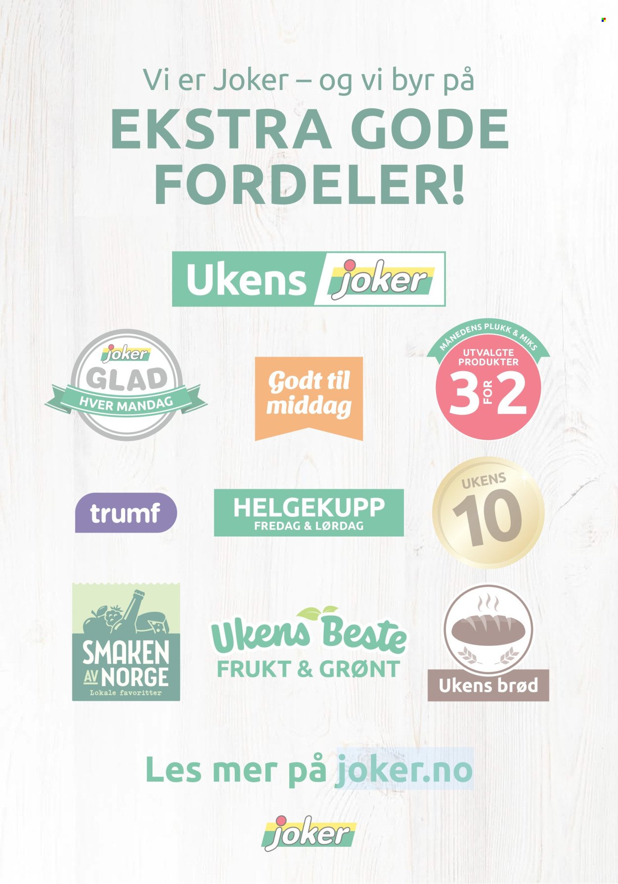 JOKER kundeavis - Fra mandag 20. juli 2026