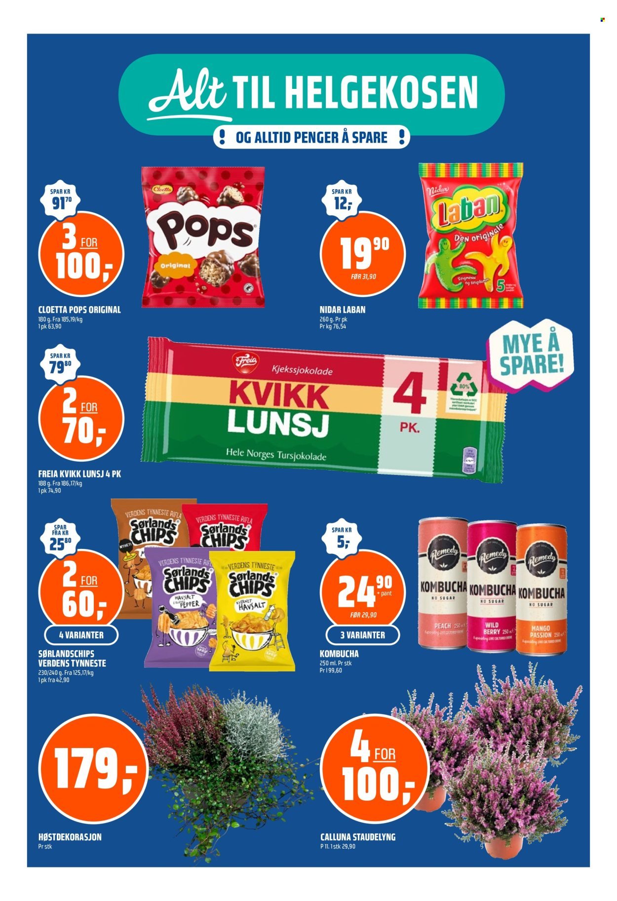 COOP OBS kundeavis - Fra søndag 16. august 2026