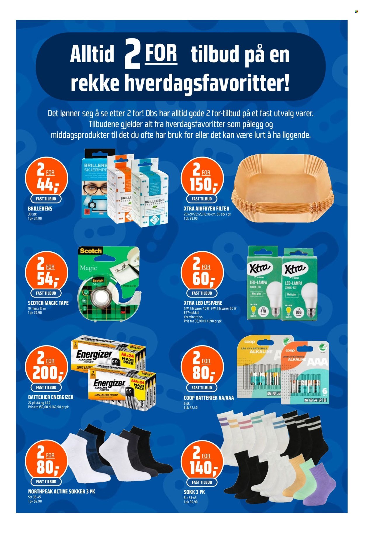 COOP OBS kundeavis - Fra søndag 16. august 2026