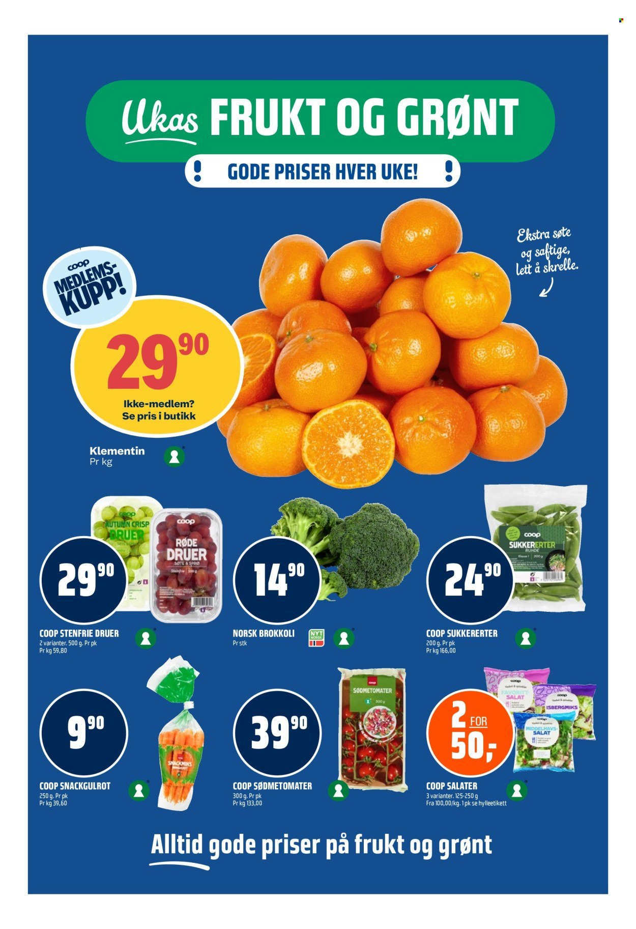 COOP OBS kundeavis - Fra søndag 16. august 2026