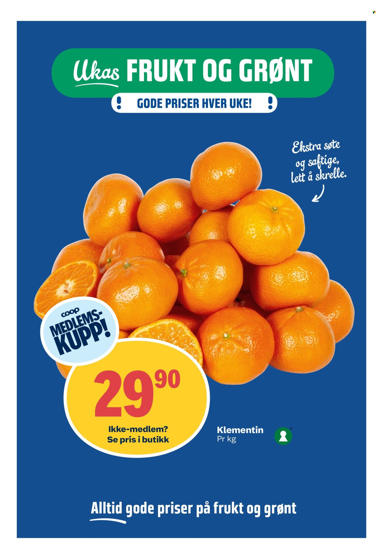COOP OBS kundeavis - Fra søndag 16. august 2026