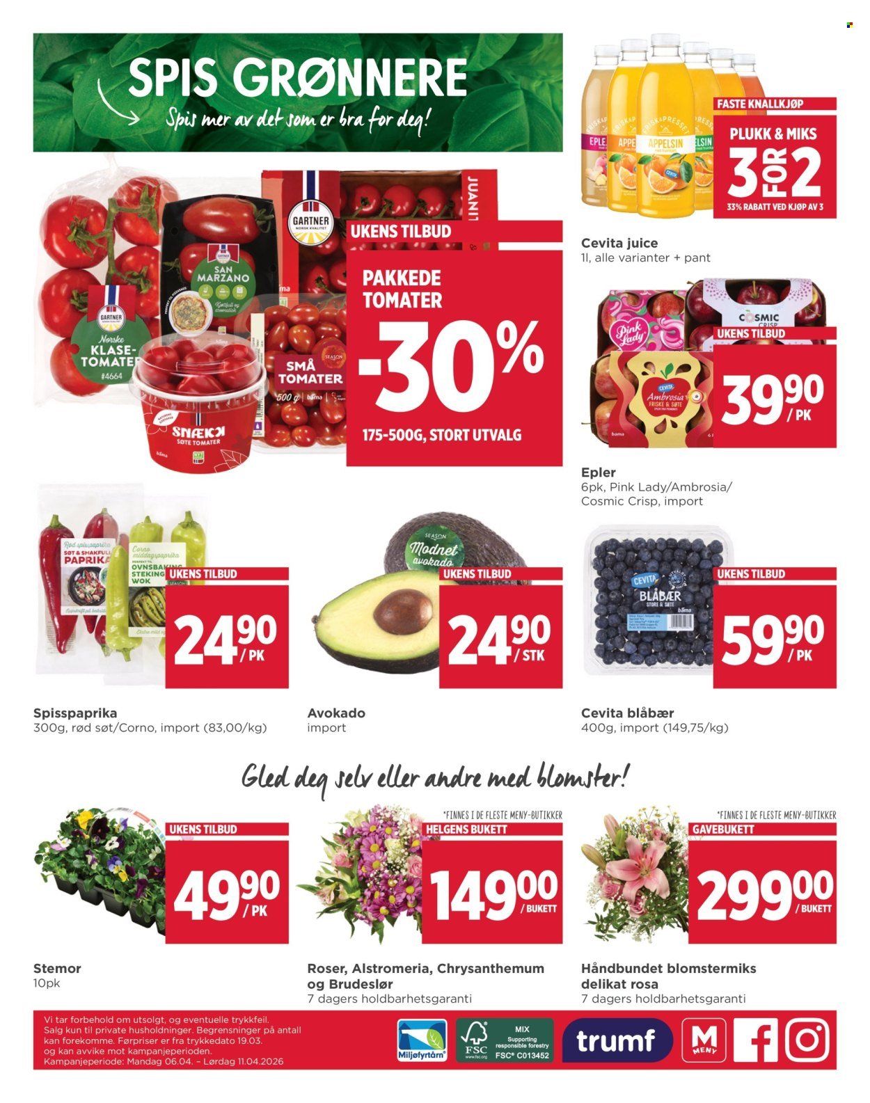 MENY kundeavis - Fra mandag 6. april 2026 (2026-04-06 - 2026-04-11)