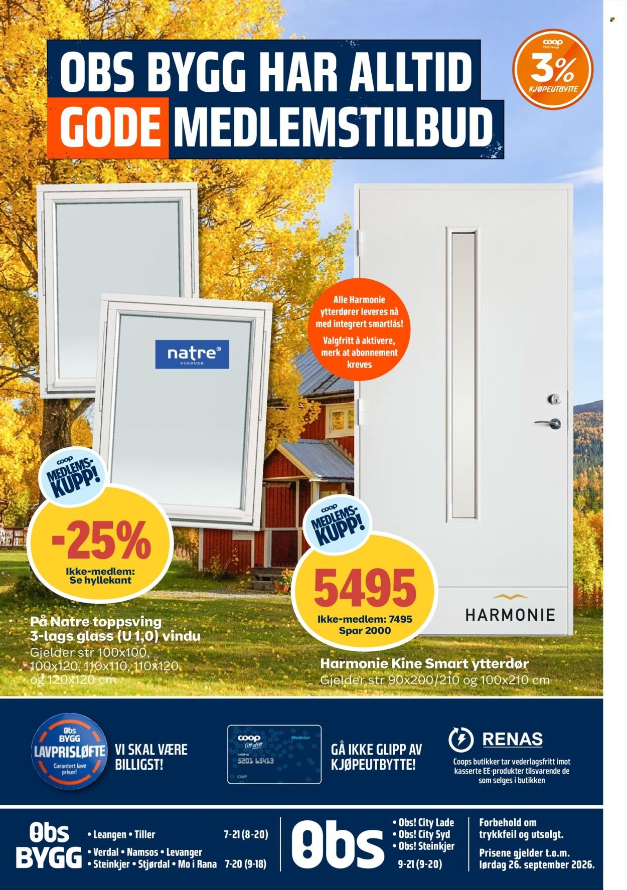 COOP OBS kundeavis - Fra søndag 20. september 2026