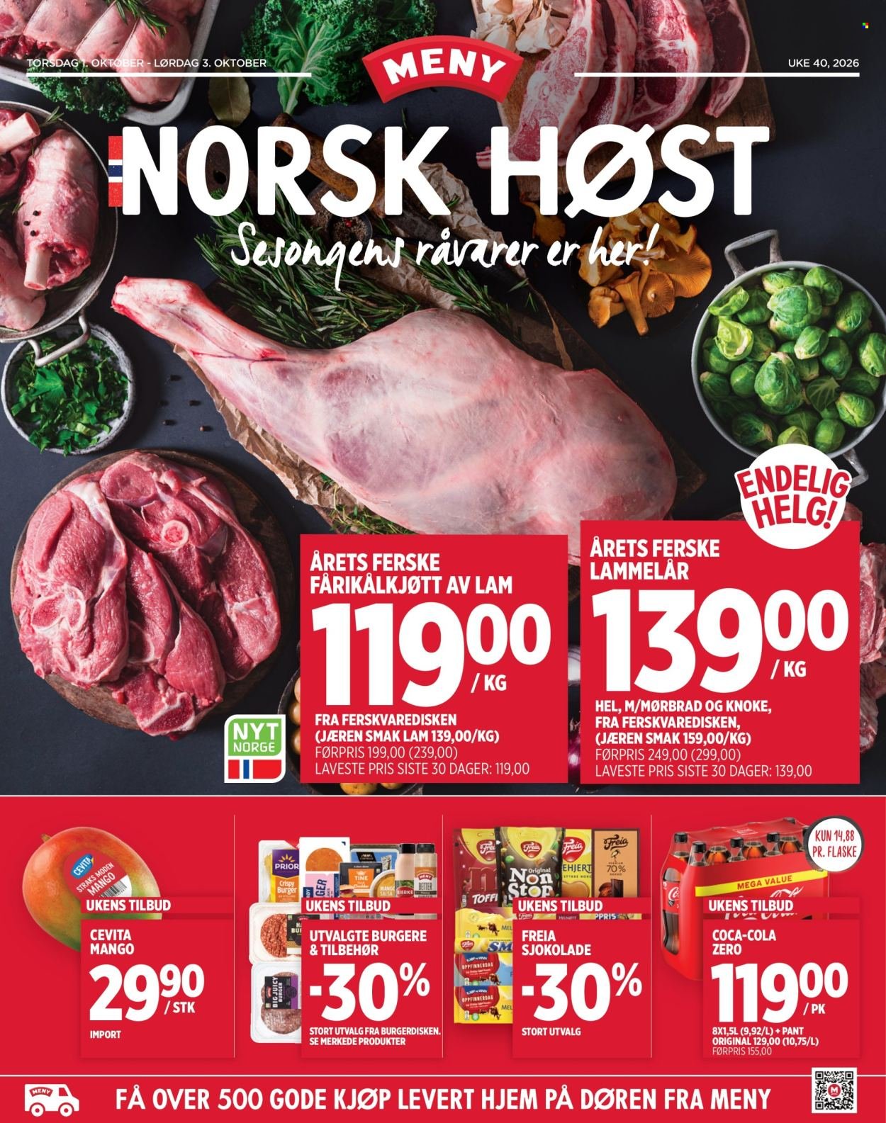 MENY kundeavis - Fra torsdag 1. oktober 2026