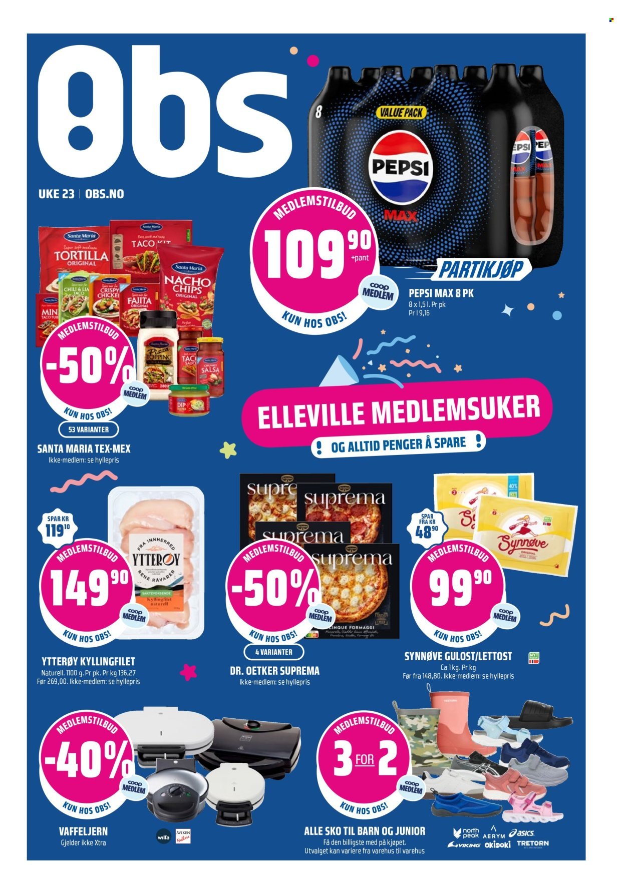 COOP OBS kundeavis - Fra søndag 31. mai 2026
