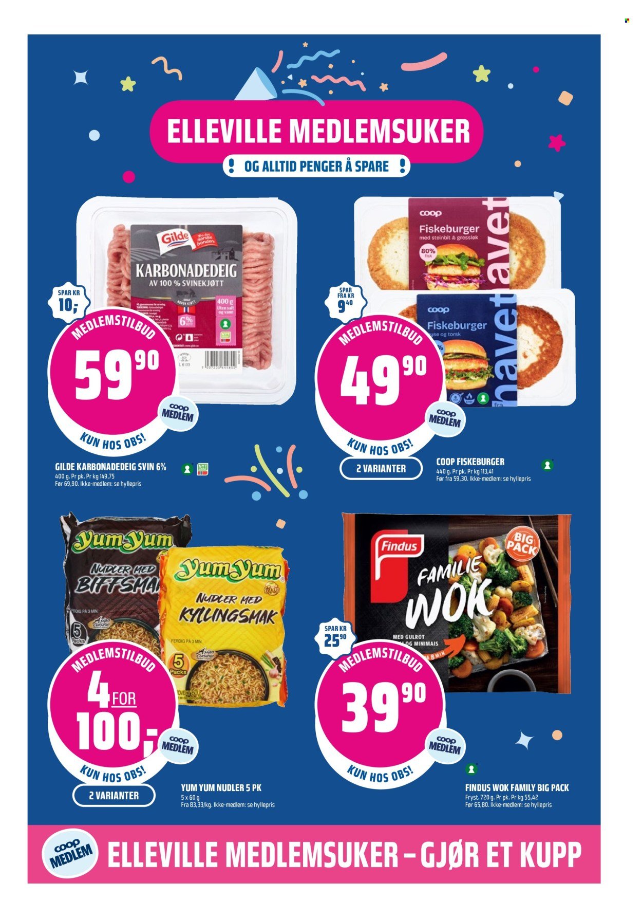 COOP OBS kundeavis - Fra søndag 31. mai 2026