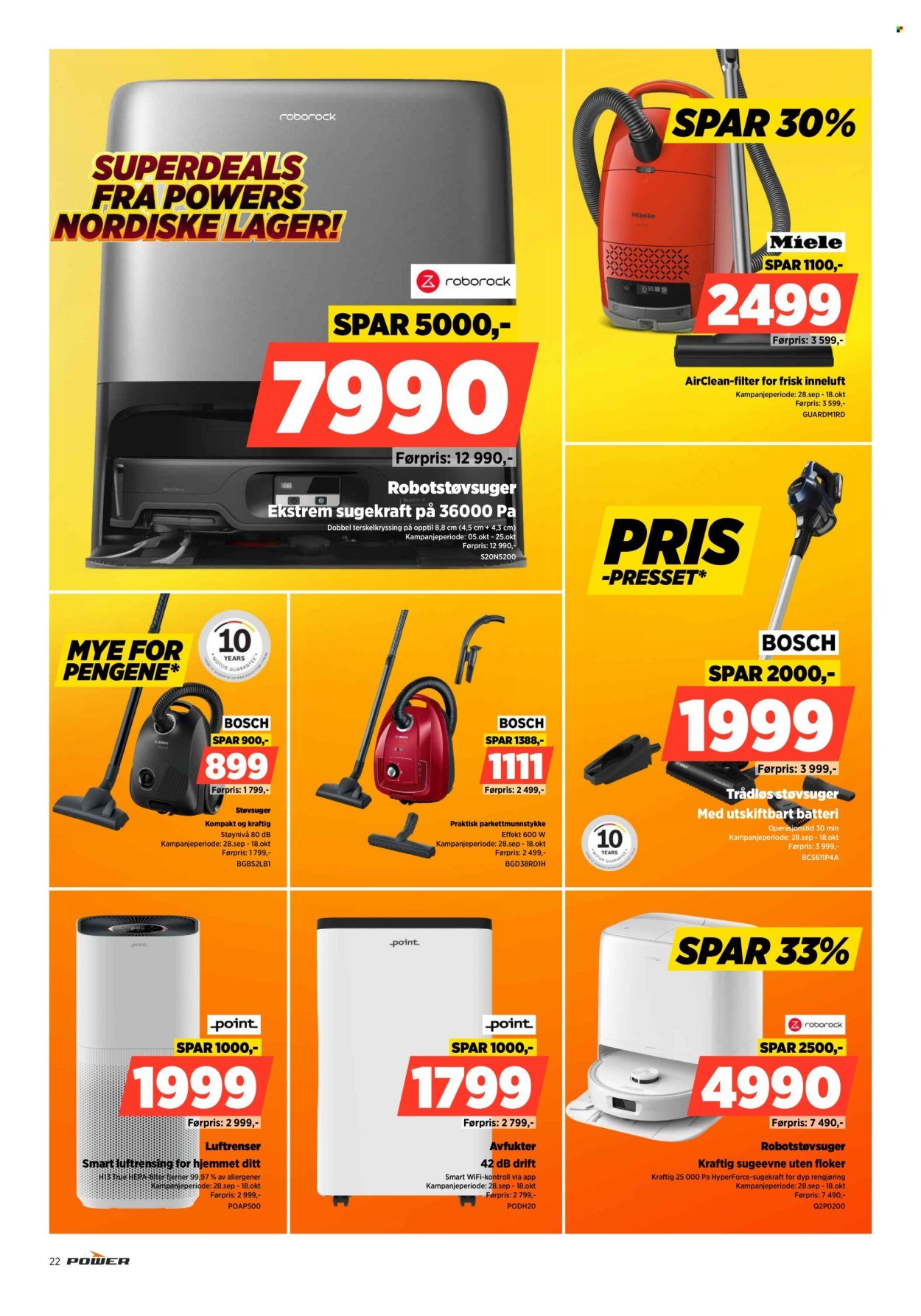 POWER kundeavis - Fra mandag 12. oktober 2026