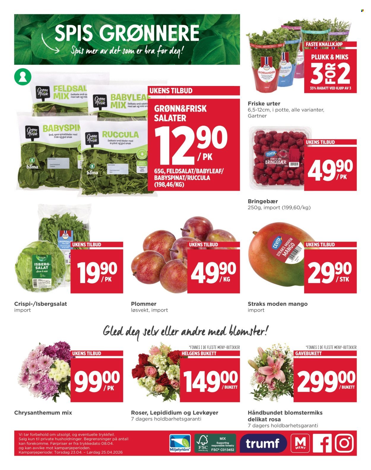 MENY kundeavis - Fra torsdag 23. april 2026 (2026-04-23 - 2026-04-25)