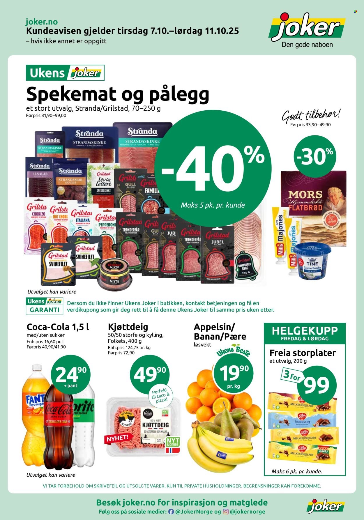 JOKER kundeavis - Fra tirsdag 7. oktober 2025 (2025-10-07 - 2025-10-11)