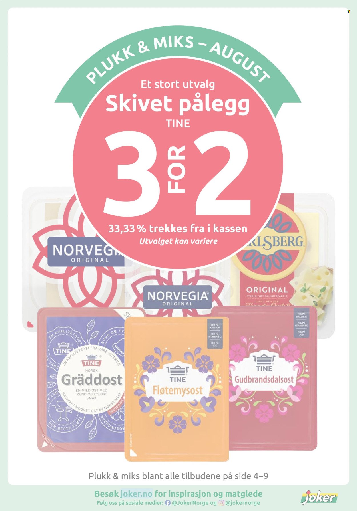 JOKER kundeavis - Fra søndag 9. august 2026