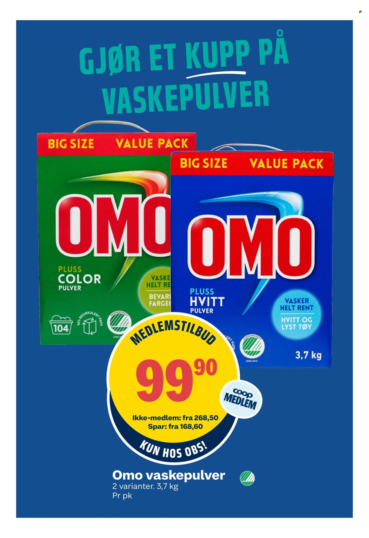 COOP OBS kundeavis - Fra søndag 23. august 2026