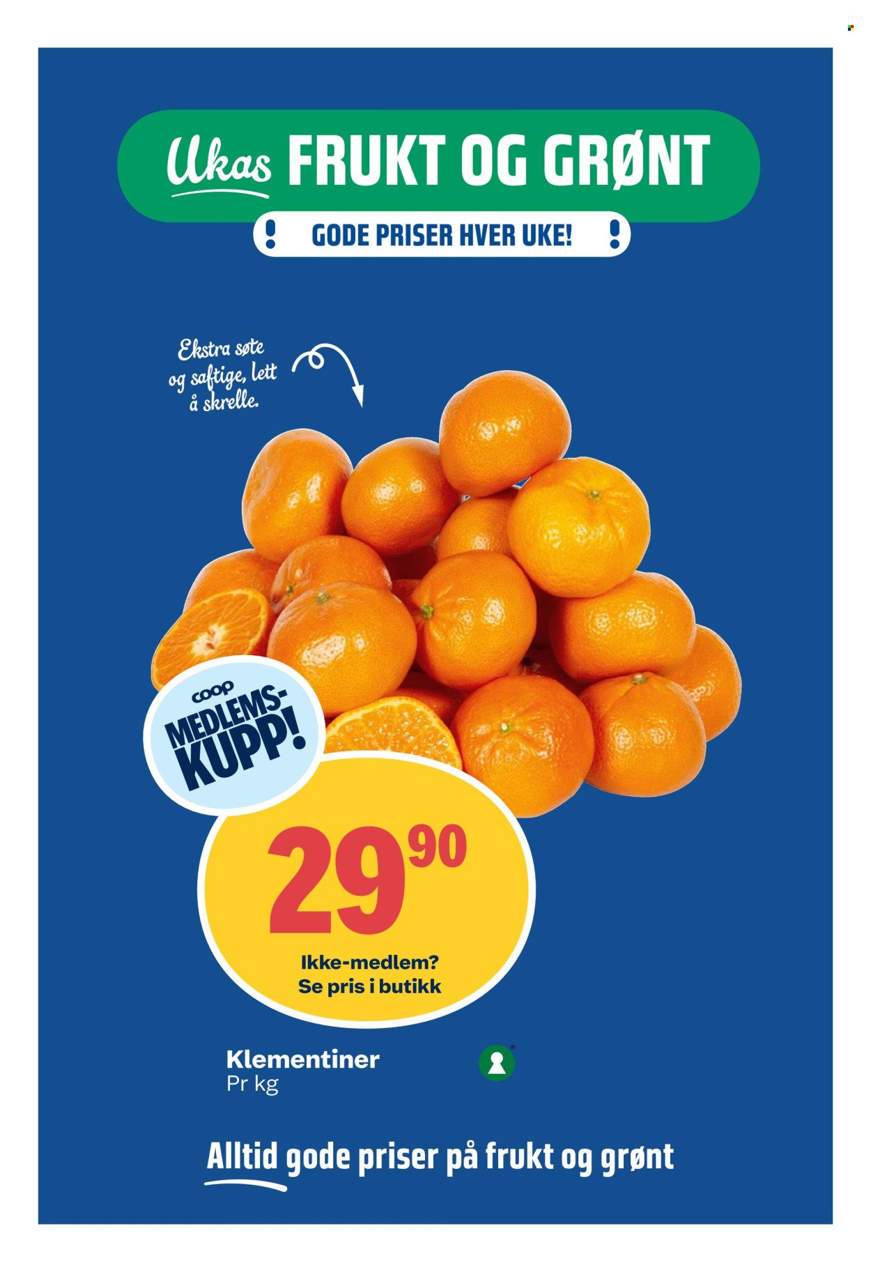 COOP OBS kundeavis - Fra søndag 23. august 2026