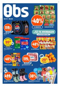 COOP OBS kundeavis - Fra søndag 23. august 2026