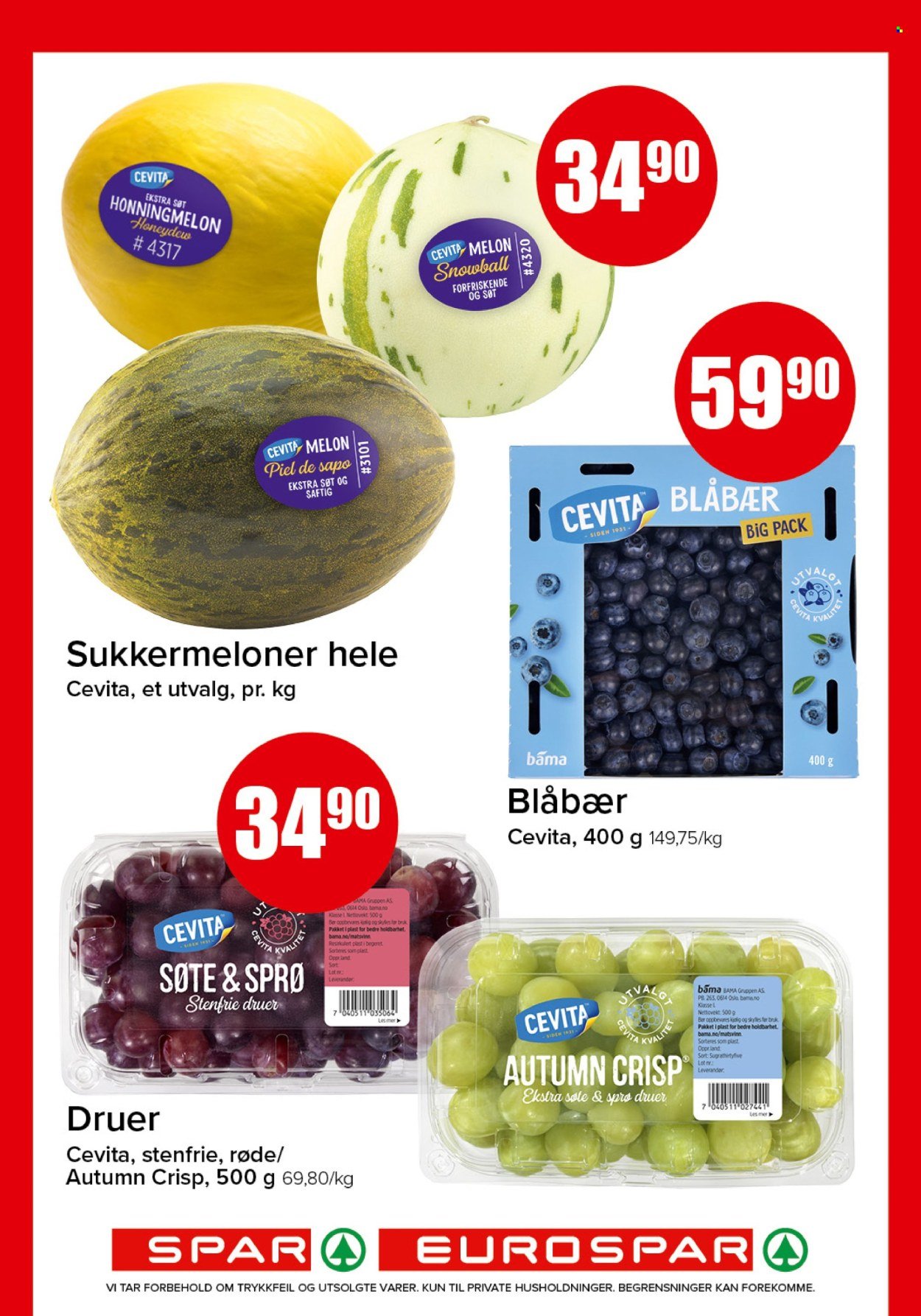 SPAR kundeavis - SPAR, EUROSPAR (2025-11-10 - 2025-11-16)
