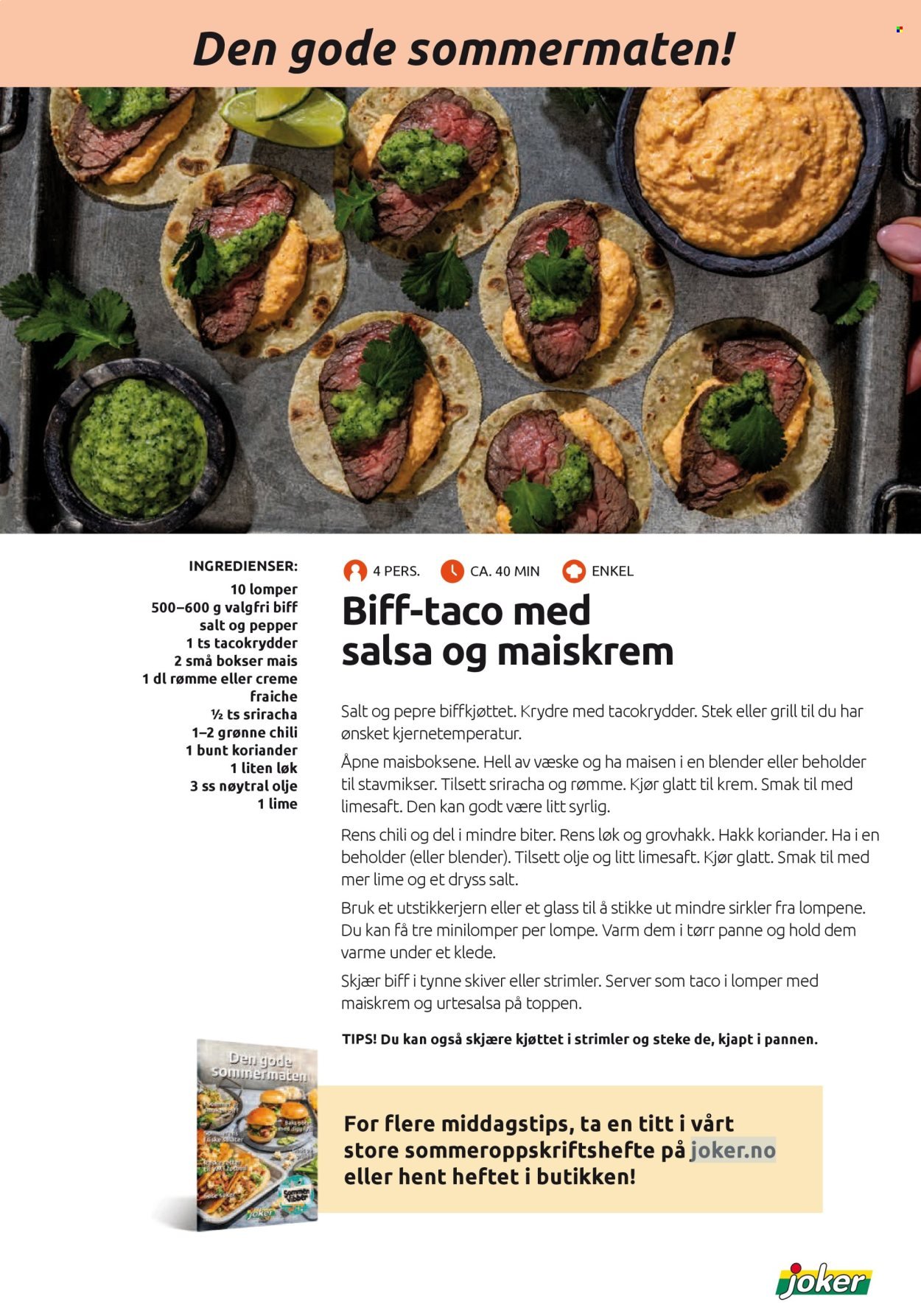 JOKER kundeavis - Fra tirsdag 16. juni 2026