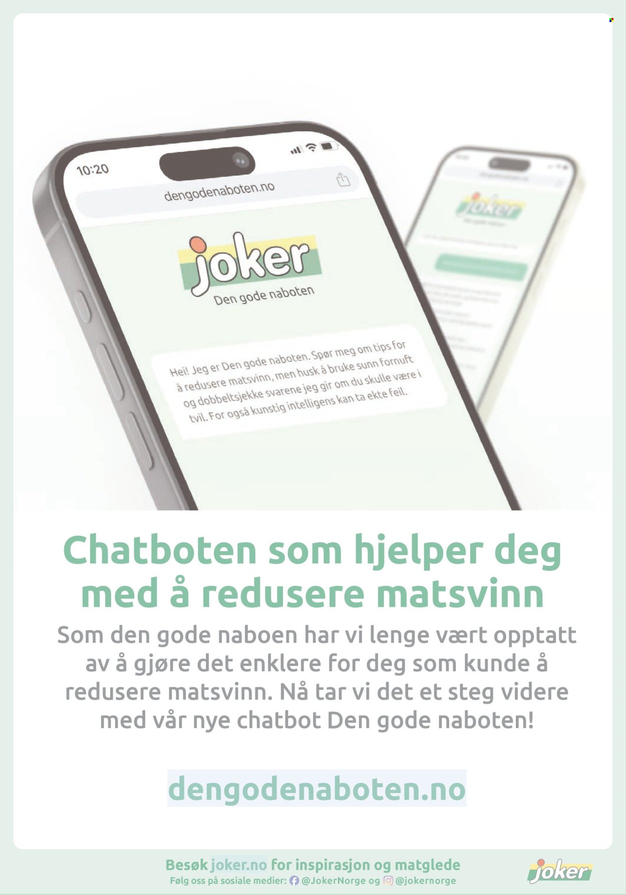 JOKER kundeavis - Fra tirsdag 16. juni 2026