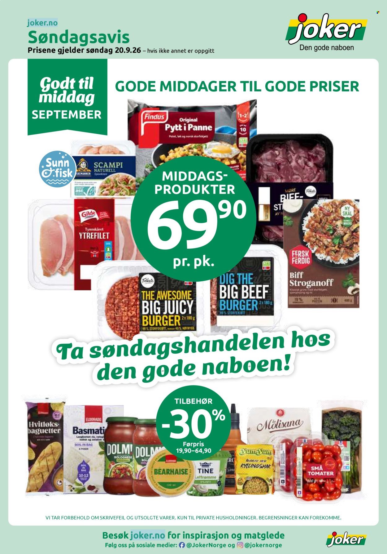 JOKER kundeavis - Fra søndag 20. september 2026