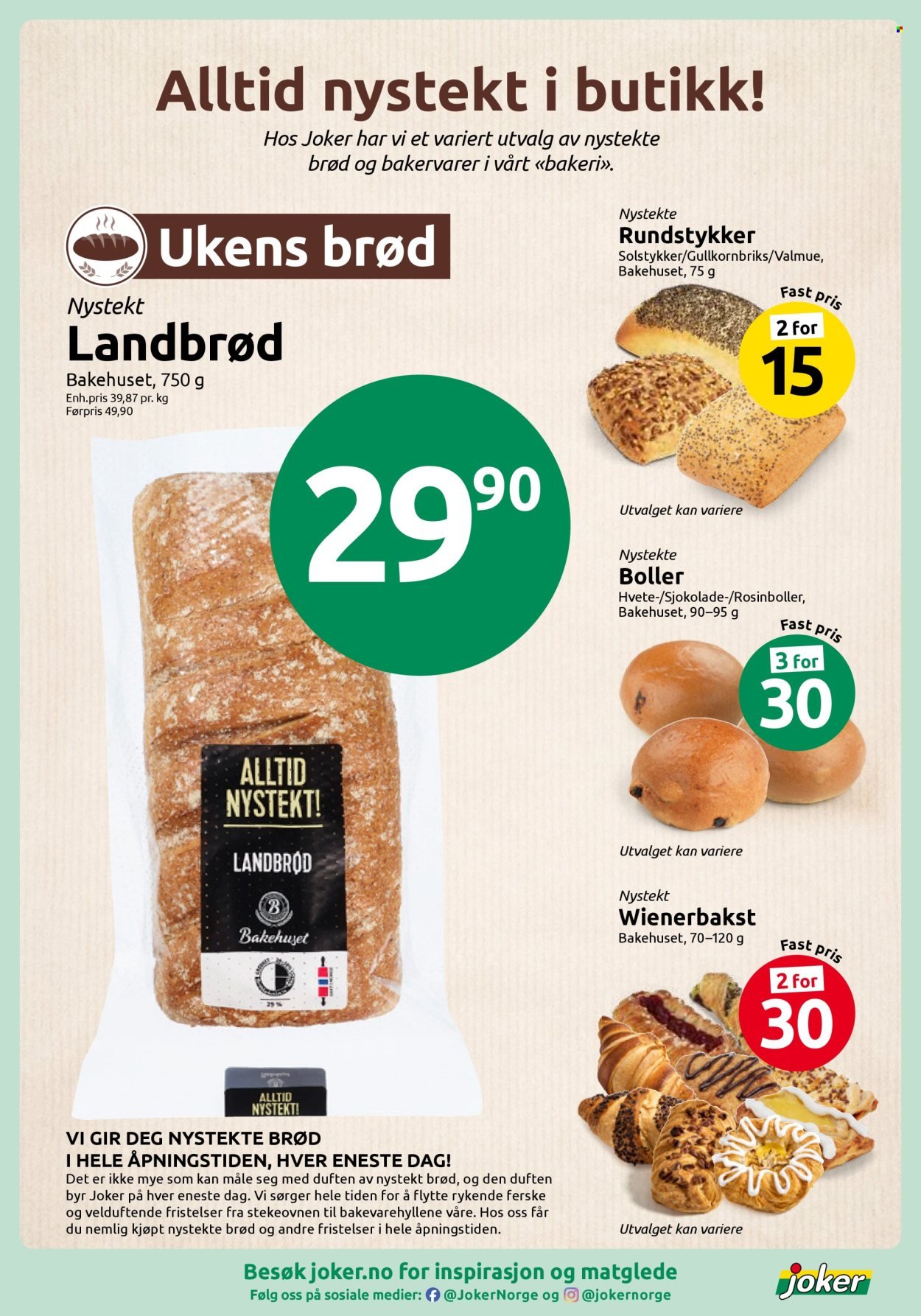 JOKER kundeavis - Fra søndag 20. september 2026