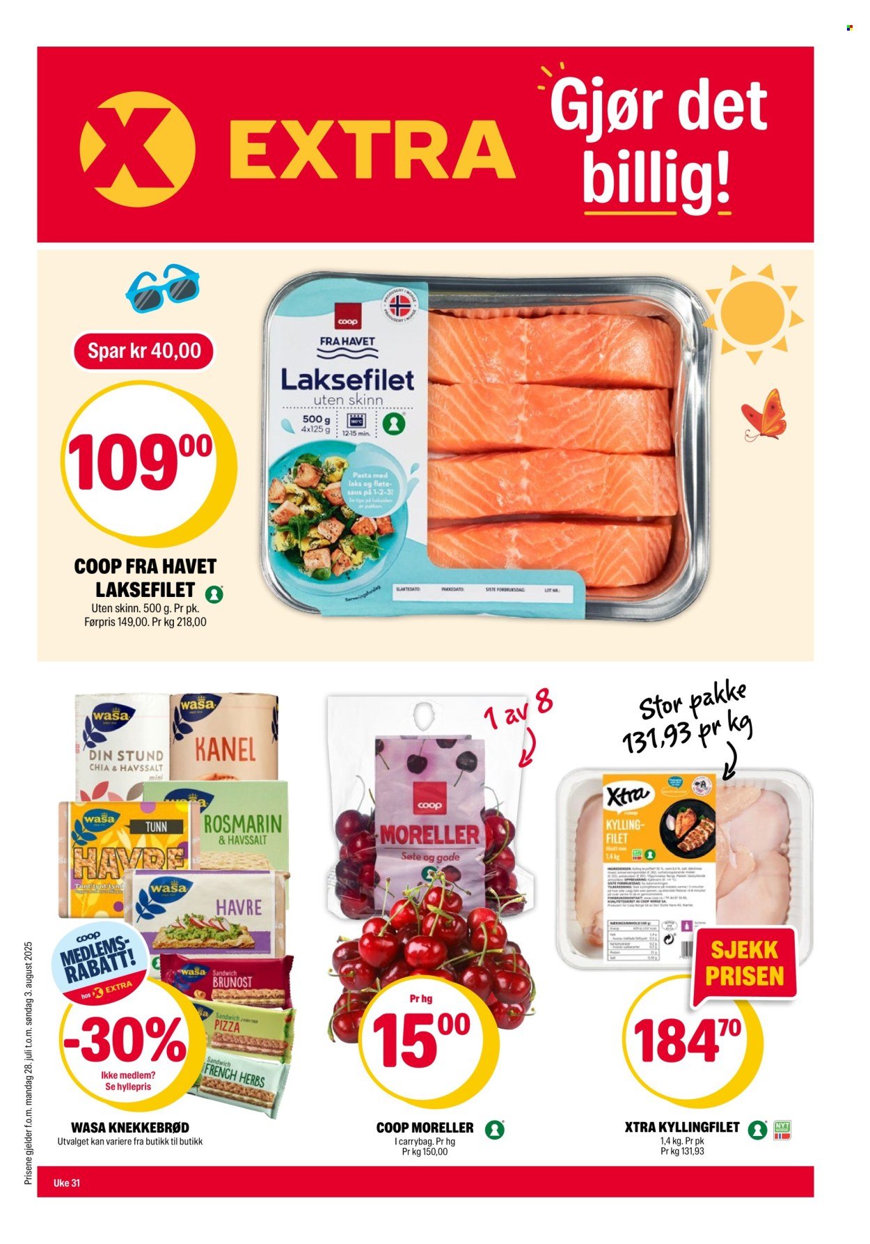 COOP EXTRA kundeavis - Uke 31 (2025-07-28 - 2025-08-03)