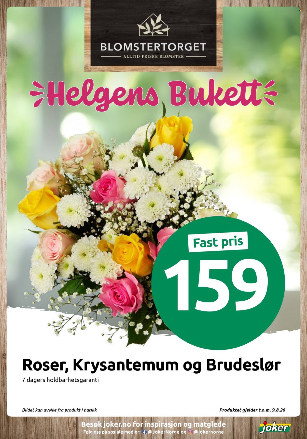 JOKER kundeavis - Fra mandag 3. august 2026