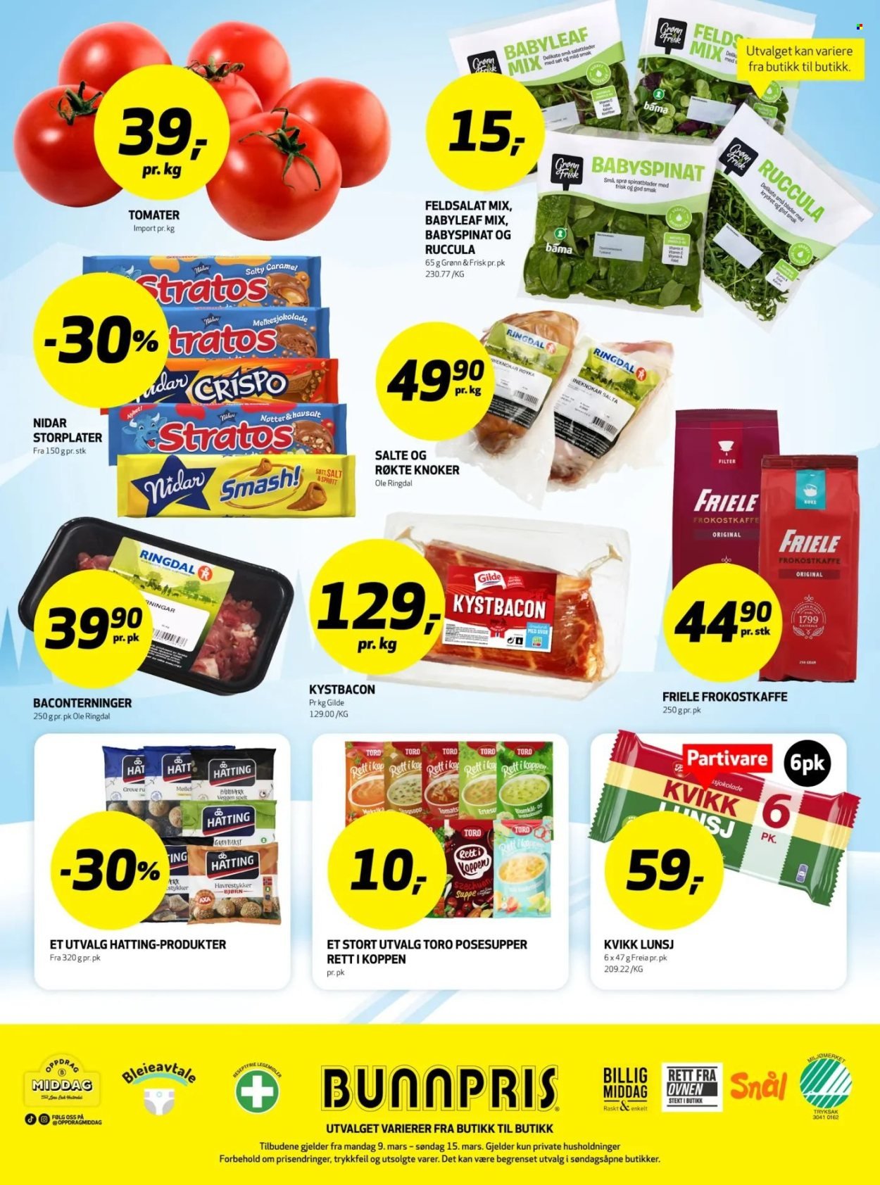 BUNNPRIS kundeavis - Uke 11 (2026-03-09 - 2026-03-15)