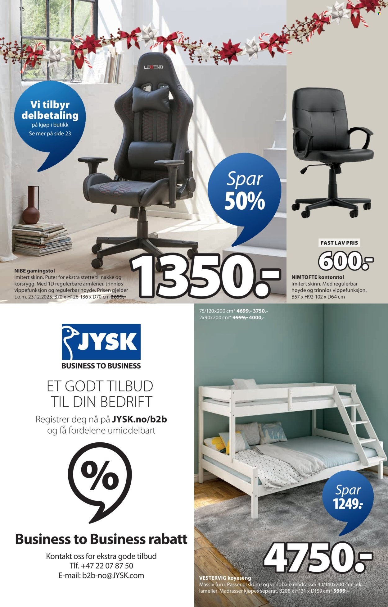 JYSK kundeavis - Fra mandag 1. desember 2025 (2025-12-01 - 2025-12-13)